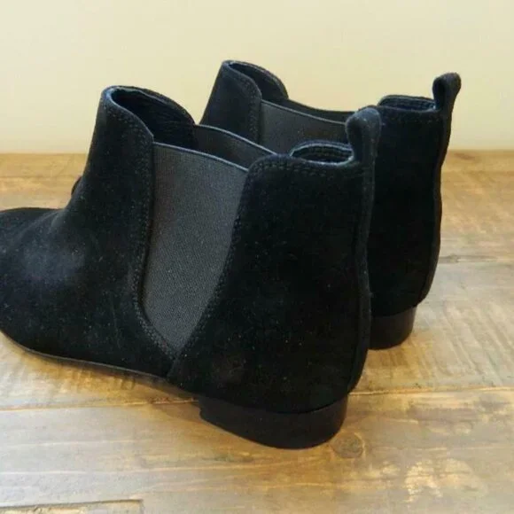 ! J.CREW $238 Low Suede Pull on Boots b4118 - Picture 2 of 2